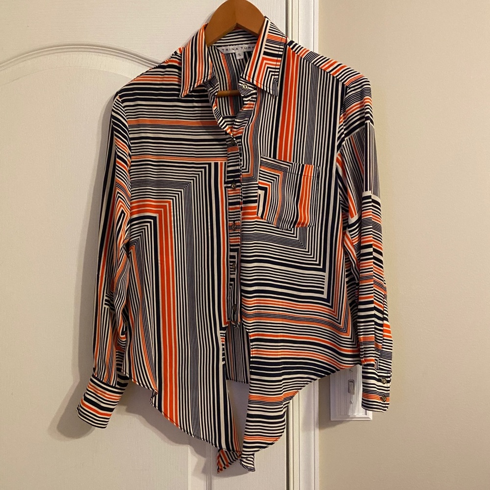 Trina Turk Silk Blouse
